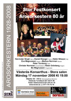 Festkonsert Arosorkestern 80 r.
