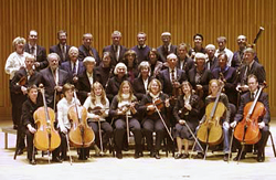 Delar av Västerås Symfoniorkester - Arosorkestern.