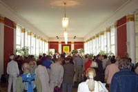 Karlbergs FBU-musikkr konserterar i Kursalongen, Bad Ischl den 21 augusti 2004.