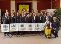 Karlbergs FBU-musikkr med sngsolist Eva Magnusson och dirigent Jan-Erik Thylander i Kursalongen, Bad Ischl den 21 augusti 2004.