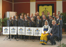 Karlbergs FBU-musikkr vid Kurkonsert i Bad Ischl, sterrike den 21 augusti 2004.