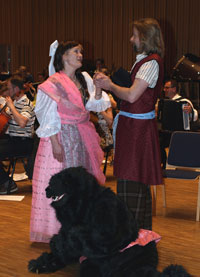 Eva Magnusson, Harald Nygren och (i bjrnen) Anne-Marie Brinck.