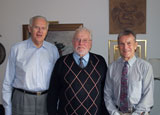 Från vänster: Lars C Stolt, Kjell Sandberg och Christer Torgé.