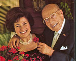 Professor Robert Stolz with wife Einzi.