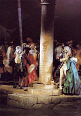 En natt i Venedig. Scenbild frn Staatstheater am Grntnerplatz, Mnchen 1974.