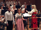 Markus Norrman, Eva Magnusson, Helen Grnberg och Arosorkestern den 6 juni 2009.