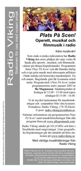 Plats P Scen! Flyer.