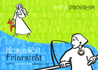 Programblad, titelsida till sngspelet Friarstrt.