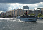 Hammarbykanalen och Stockholm, S�der 21 juni 2009.