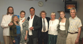 Frn vnster: Harald Nygren, Anne-Marie Brinck, Ulrika Nilsson, Peter Tornborg, Sven Idar, Helen Grnberg, Eva Magnusson och Peter Strandberg.