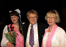 Tyrolerprinsessan Enkping 21 mars 2009. Frn vnster: Eva Magnusson, Sven Idar och Helen Grnberg.